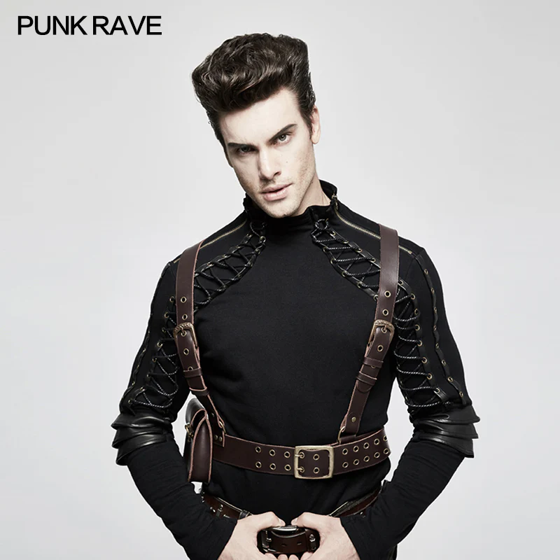 Adjustable Cross Punk Accessories Strap Clips With Detachable Bag - Image 6