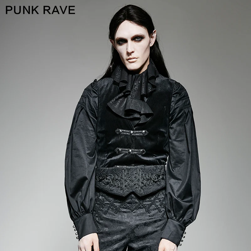 Big Plate Velvet Button Noble Temperament Gothic Corset - Image 7