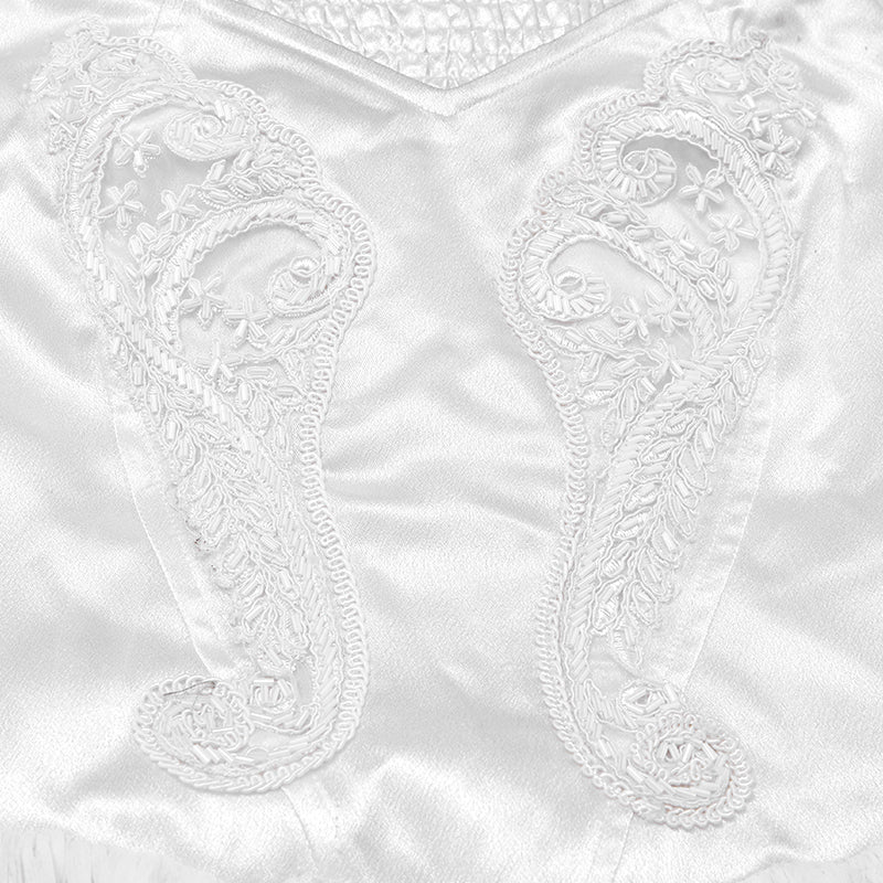 Black feather off shoulder dress - Image 10