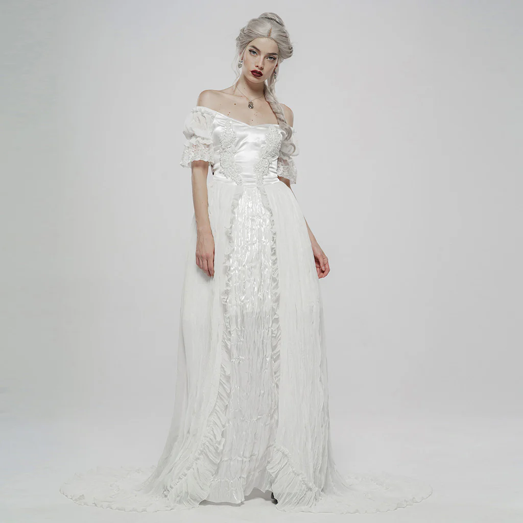 Black feather off shoulder dress - Image 11