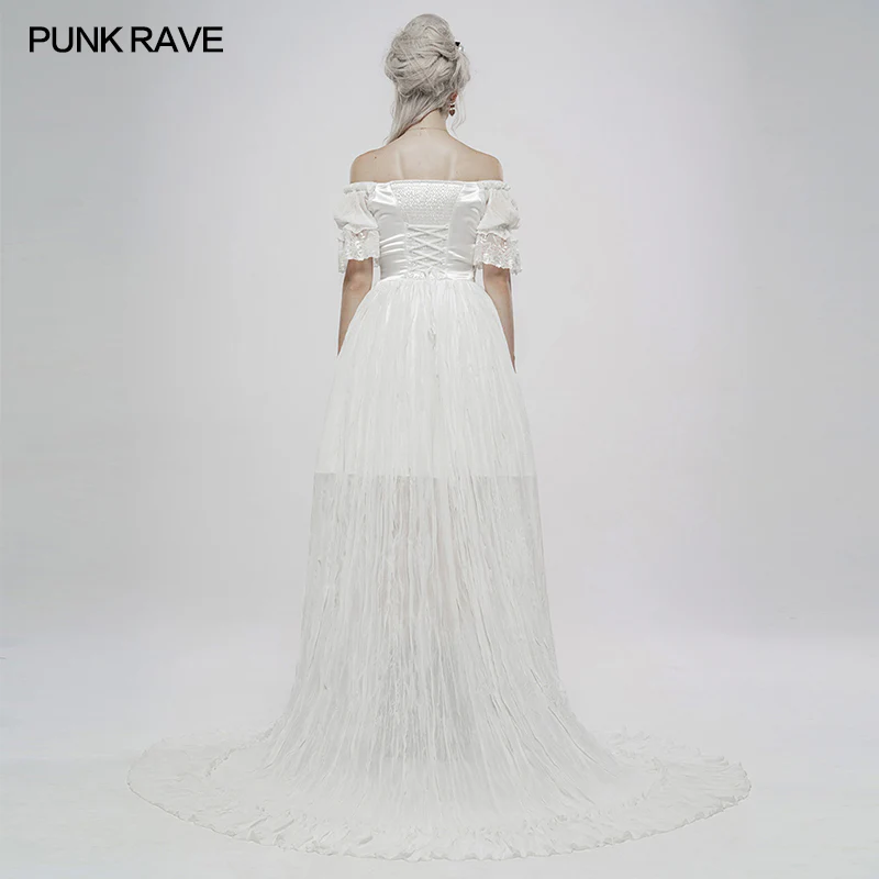 Black feather off shoulder dress - Image 8