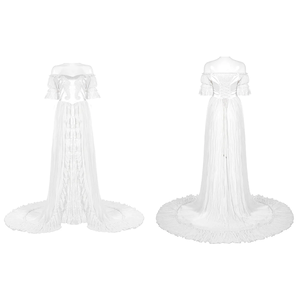 Black feather off shoulder dress - Image 9