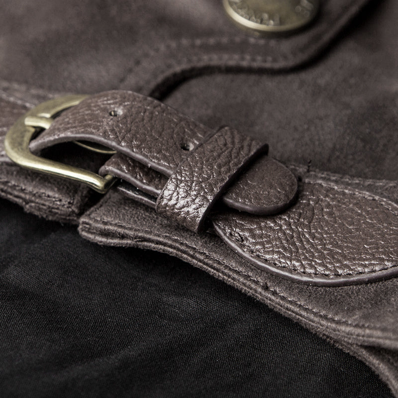 Black Leather Punk Vest Waistcoat Women Slim Joker Style - Image 10