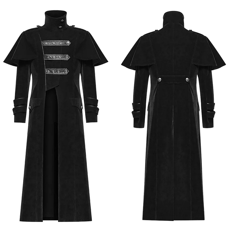Cloak Military Uniform Long Coat - Image 4