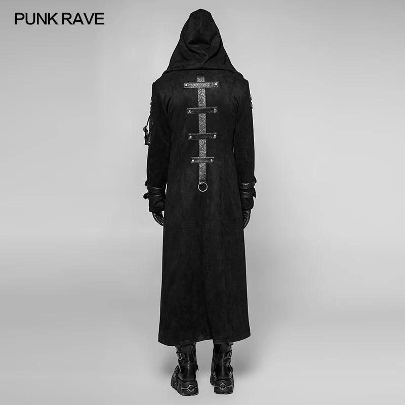 Diablo Assassin Killer Dark Punk Hooded Long Coat Jacket For Men - Image 3