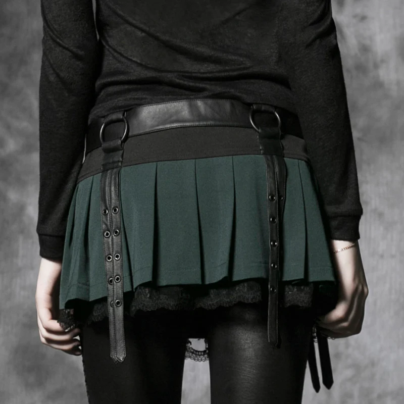 Elegant Sexy Short Tight Mini Gothic Skirt - Image 7