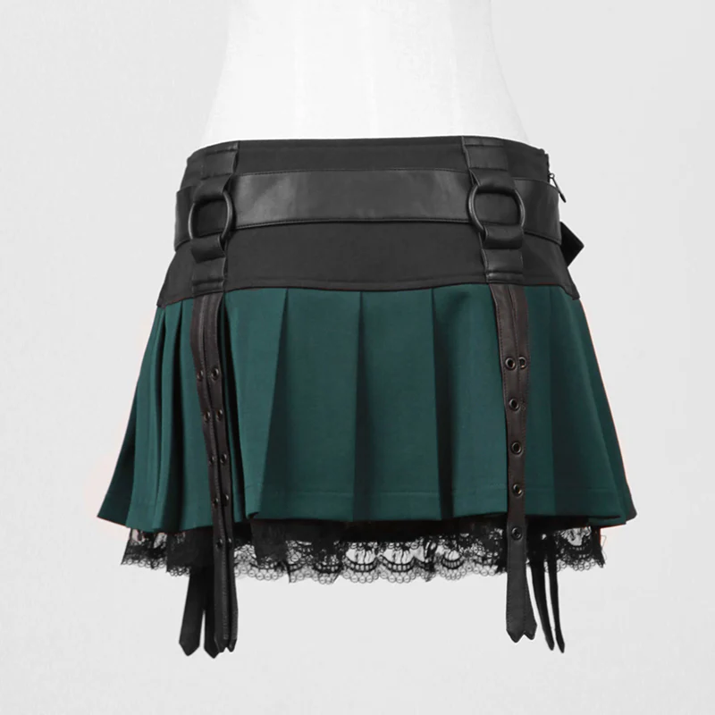 Elegant Sexy Short Tight Mini Gothic Skirt - Image 9