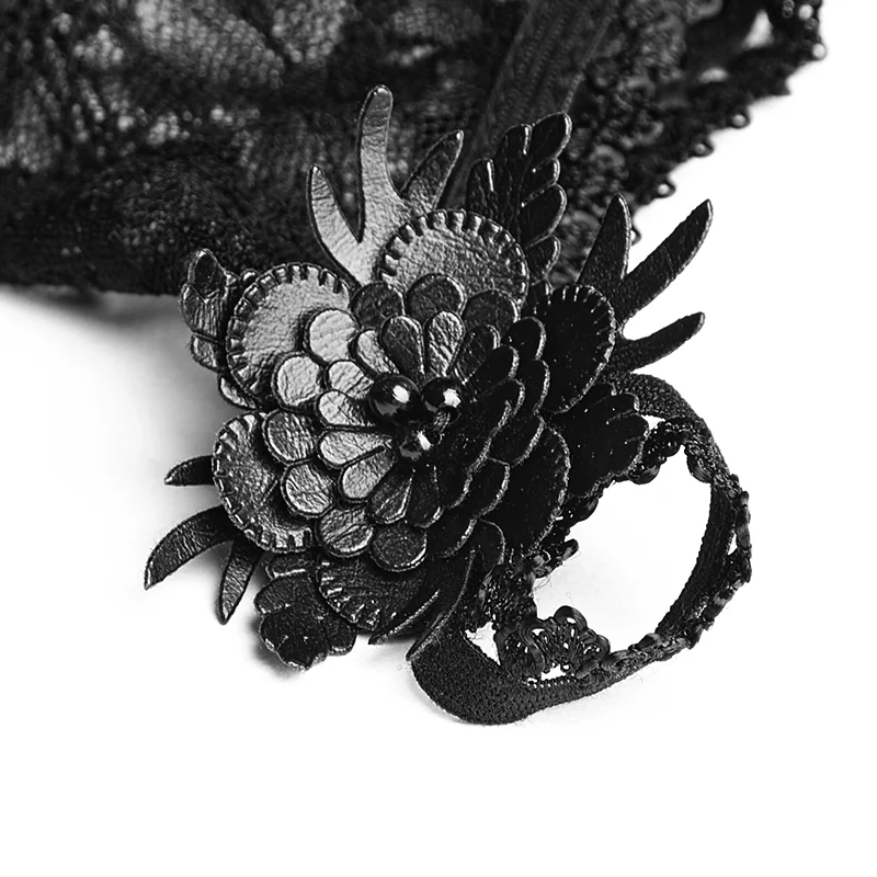 Embroidered Dark Goddess Long Velvet Gothic Coat For Women Byzantine Style - Image 5