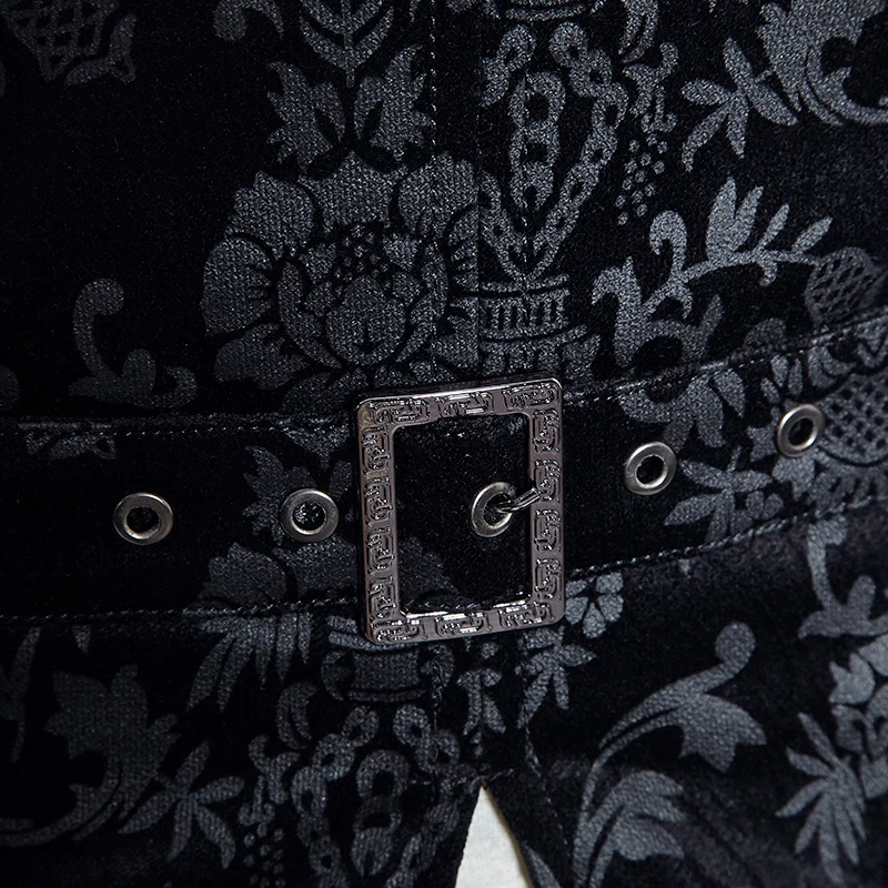 Fancy Colorful Printing Western Style Gothic Vest - Image 5