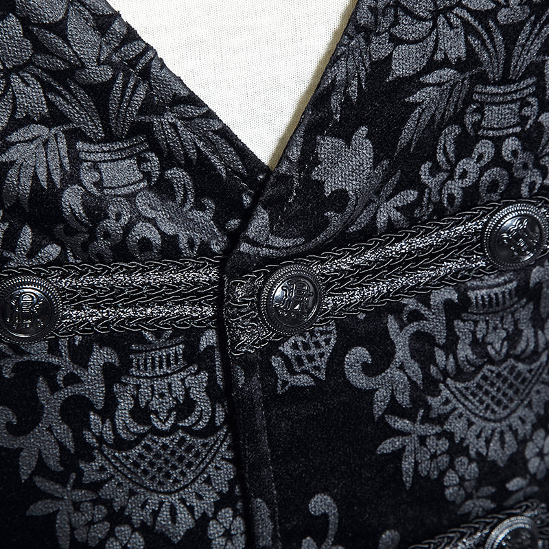 Fancy Colorful Printing Western Style Gothic Vest - Image 6