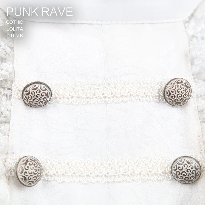 Fashion Black Soft Gothic Shirt With High Stand Collar For Men - Image 10