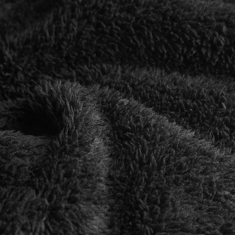 Fashion Luxury Velvet Hooded Short Gothic Coat For Women - Image 5