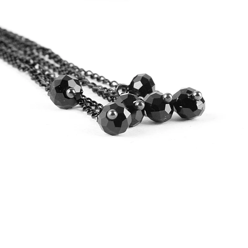 Flower Embroidery Egyptian Fancy Beads Necklace Gothic Accessories - Image 5