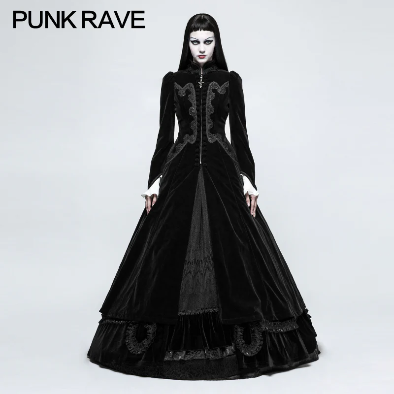 Galace Swallow Tail Long Gothic Dresses Slim And Elegant Style Women's Dresses - Image 12