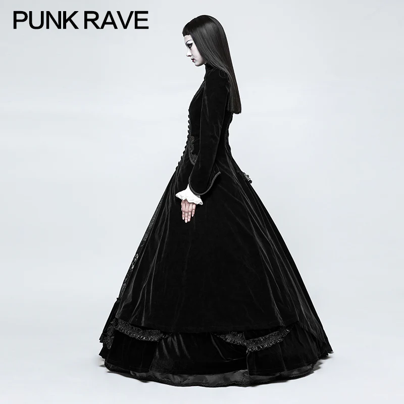 Galace Swallow Tail Long Gothic Dresses Slim And Elegant Style Women's Dresses - Image 5