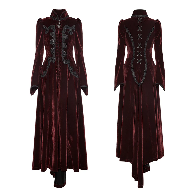 Galace Swallow Tail Long Gothic Dresses Slim And Elegant Style Women's Dresses - Image 9