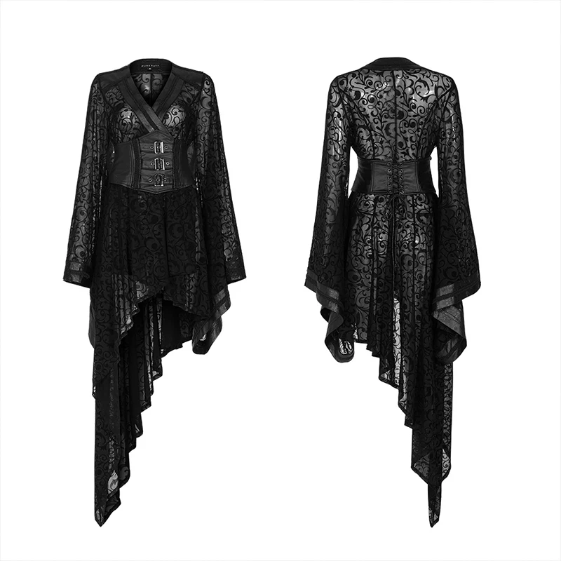 Gothic asymmetrical kimono - Image 4