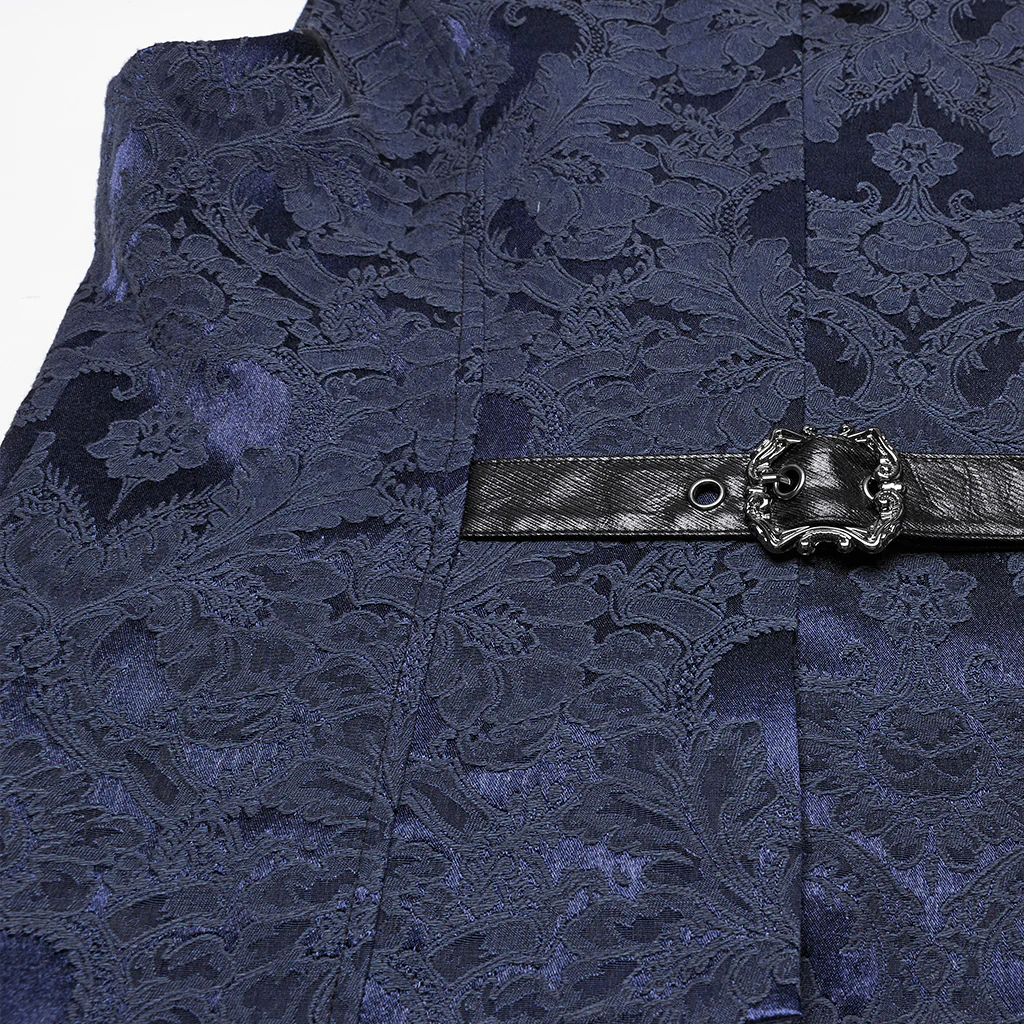 Gothic jacquard lapel vest - Image 3