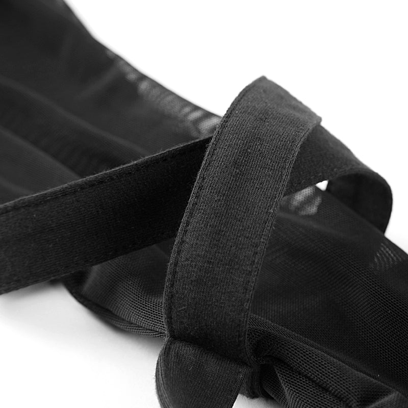 High End Fashion Trendy Street Punk T-shirts With Big Hoodie - Image 5