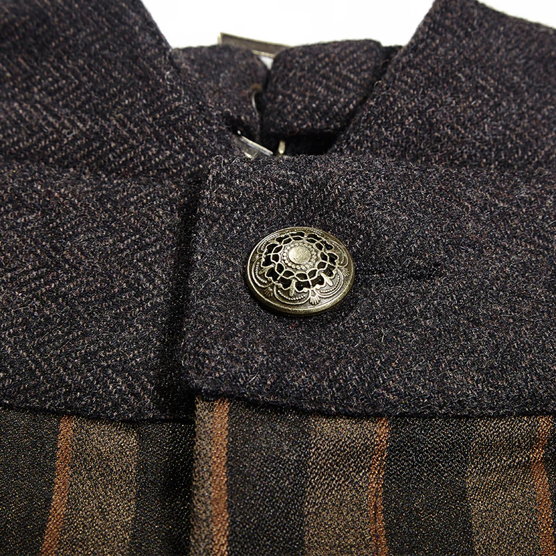 High Grade Suit Elegant Gothic Pants With Rugged Stripes - Image 5