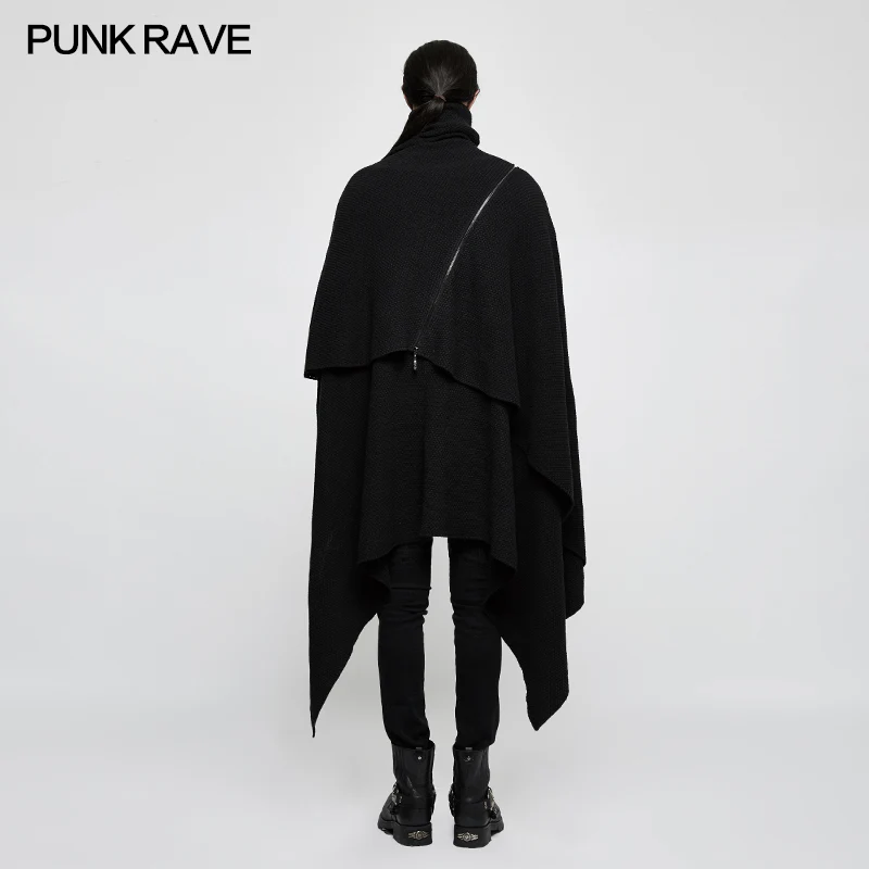 Irregular Gothic Style Loose Punk Sweaters Simple Pullover Joker Style - Image 3