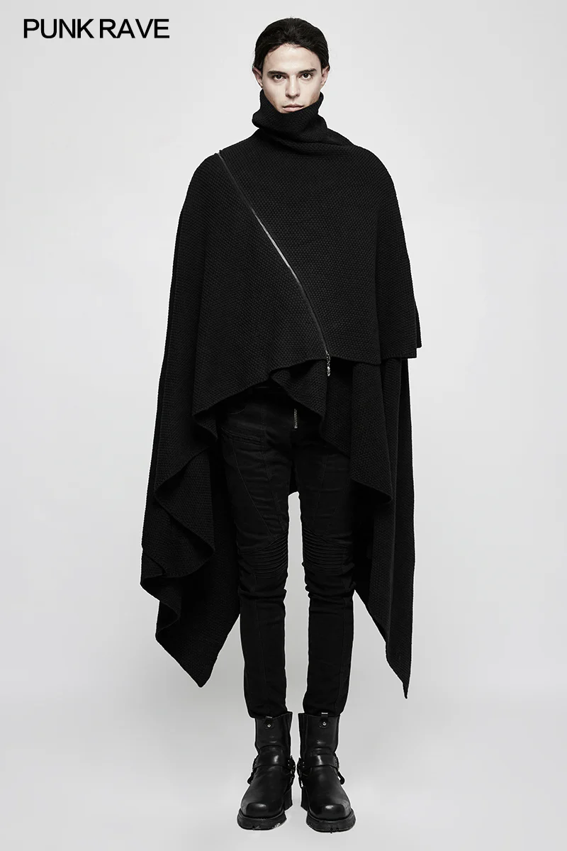 Irregular Gothic Style Loose Punk Sweaters Simple Pullover Joker Style - Image 6