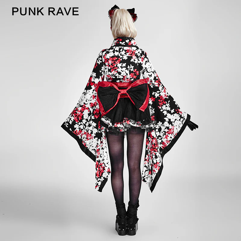 Knee-length Cute Kimono Lolita Dress For Girls - Image 3