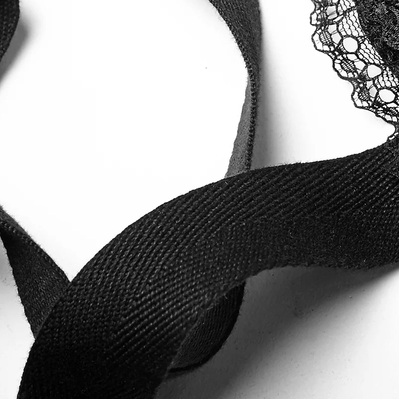 Lolita Style Adjustable Banked Lace Pattern Bustle Gothic Dresses - Image 5