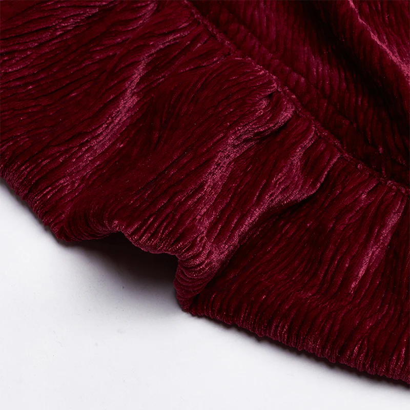 Lolita Velvet Short Hooded Loose Cloak With Cute Wooly Balls - Image 11