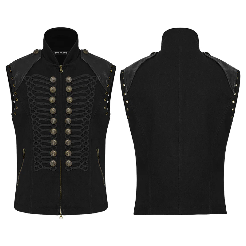 Military Uniform Combat Tactical Punk Vest - Image 6
