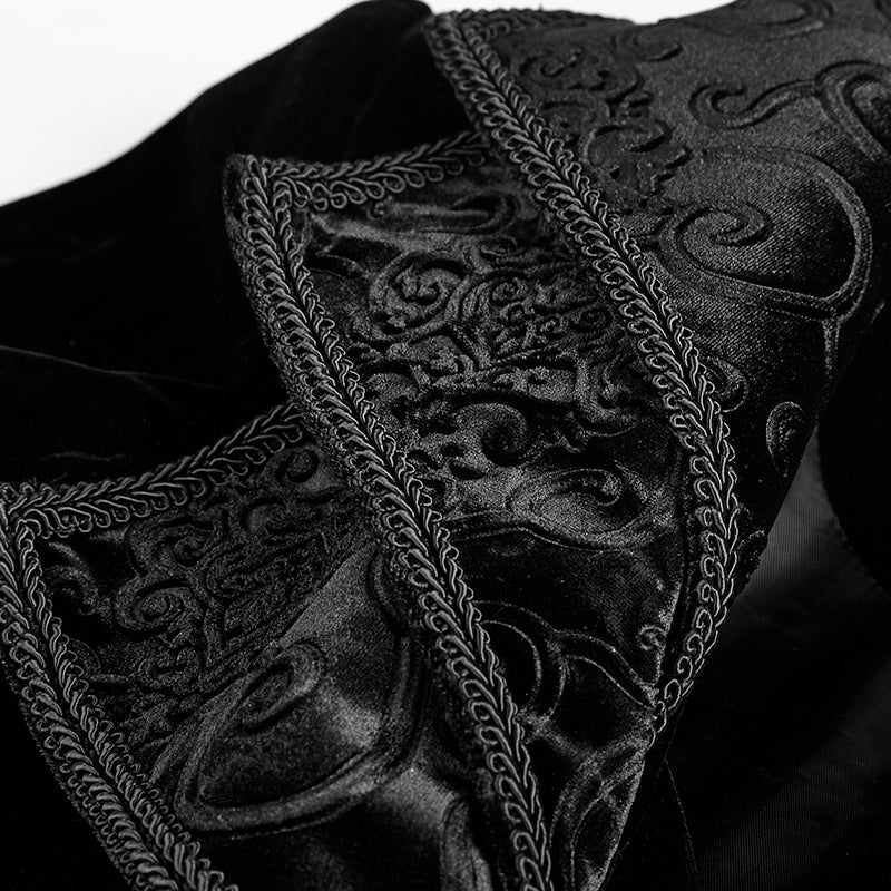 Mystery Women Jacket Elegant Gothic Coat With Lace - Image 5