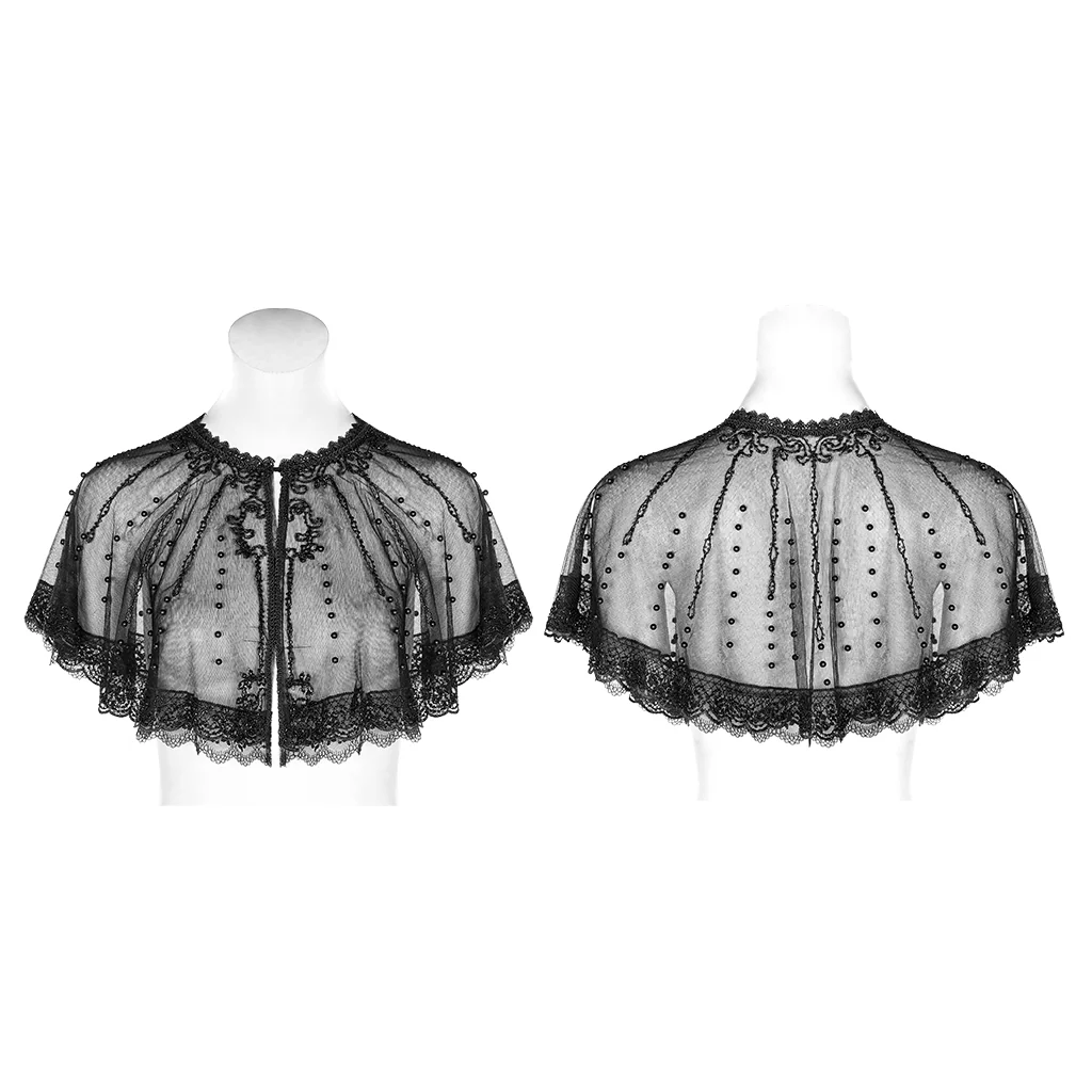 Noble Queen Pearl Mesh Little Cloak - Image 4