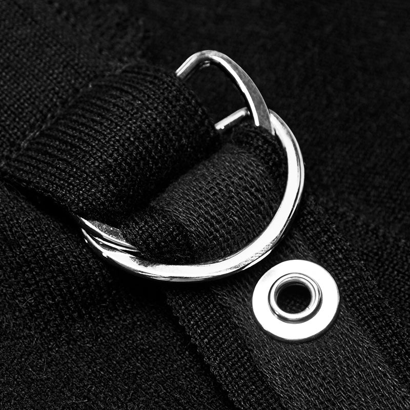 Personality Diablo Split Wool Punk Sweater - Image 5