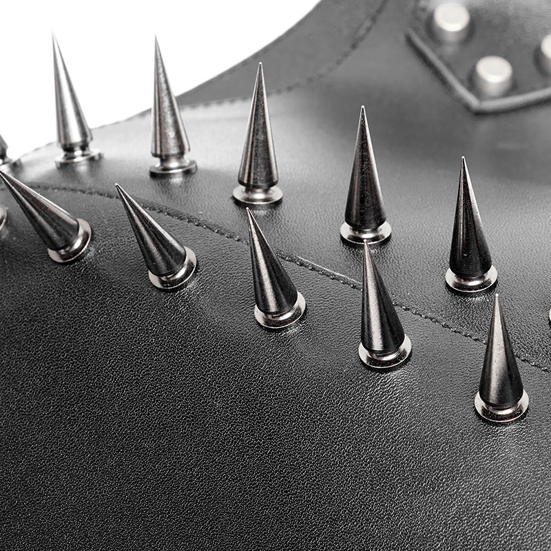 Powerful Punk Accessories Cone Nail Leather Armor - Image 5