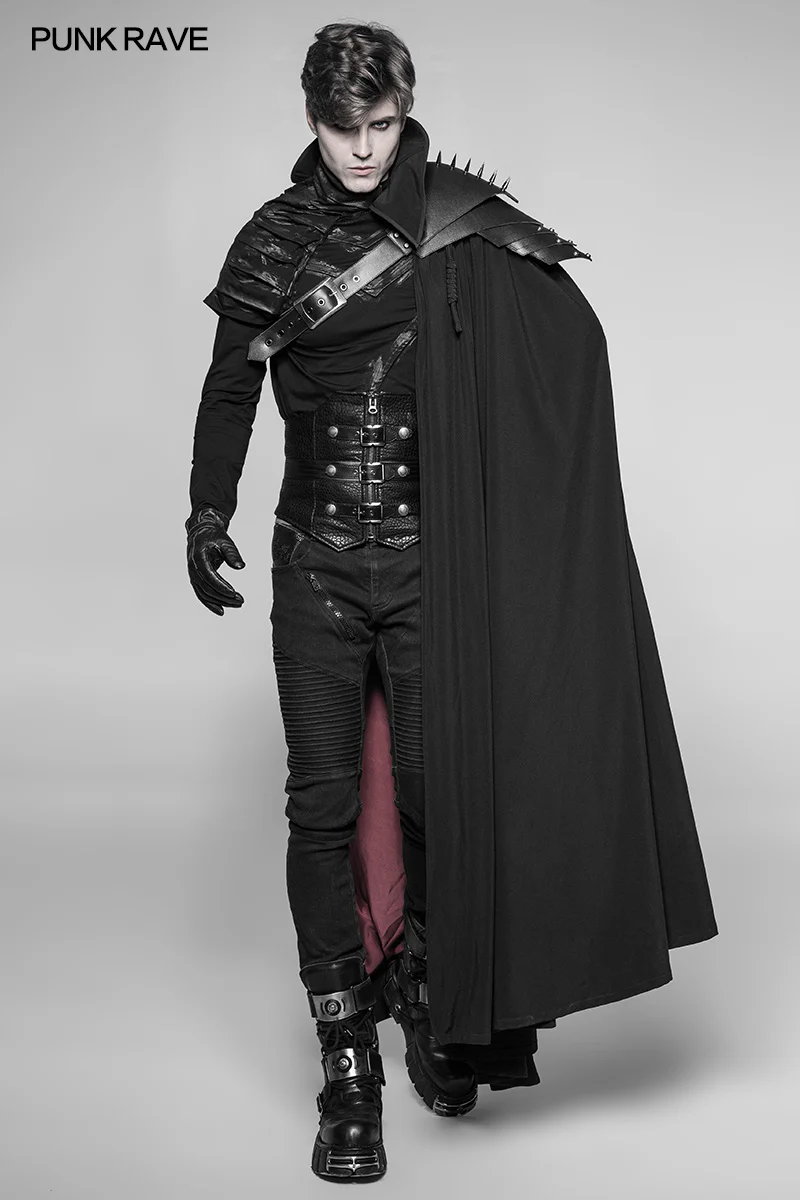 Powerful Punk Accessories Cone Nail Leather Armor - Image 6