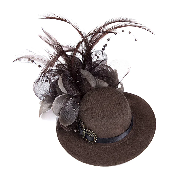 Punk Accessories Steampunk Lower Mini Style Hat - Image 4