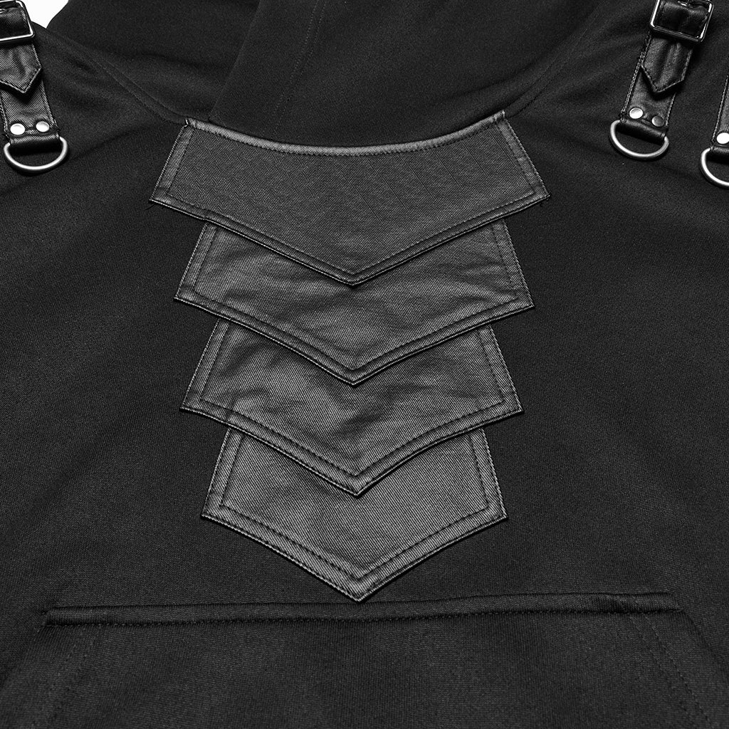 Punk hooded armor element hoodie - Image 6