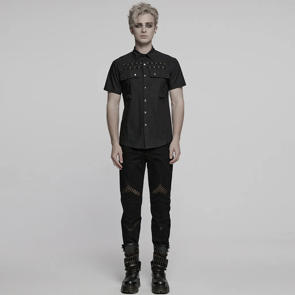 Punk neat short sleeved shirt - Image 4