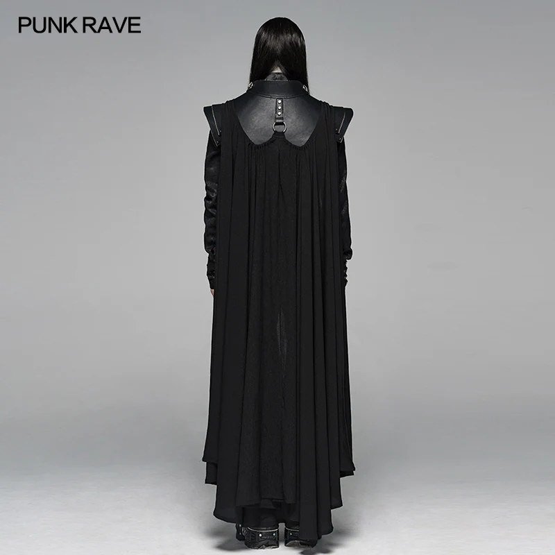 Punk Warrior Cloak Armor Long Coat - Image 3