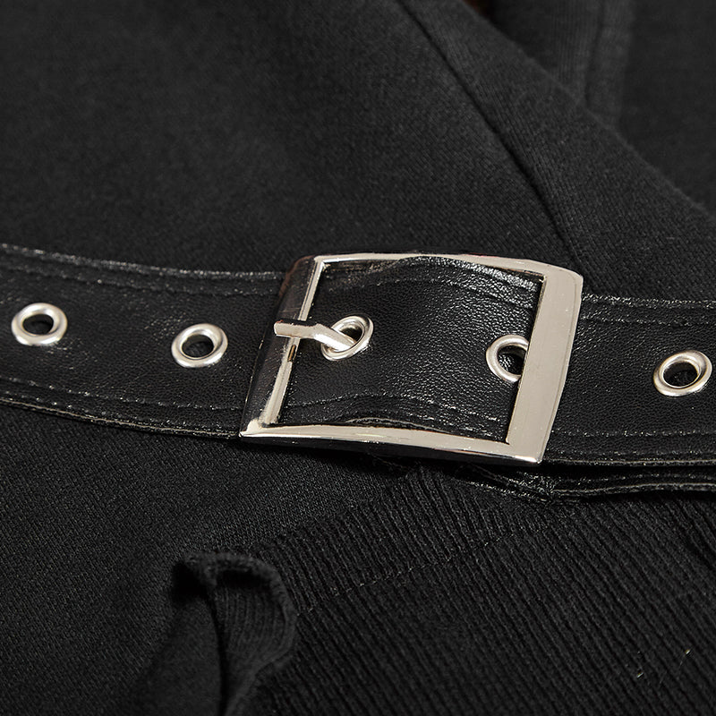 Street Decadent Style Punk Hoodies Knitted Sweater - Image 4