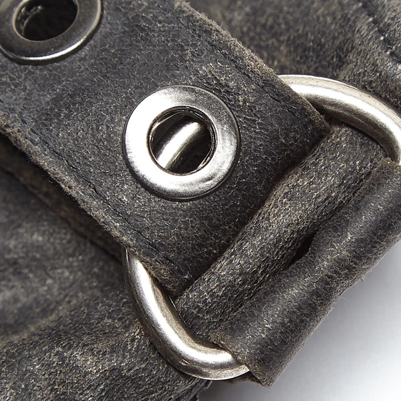 Super Cool Steampunk Leather Gloves Men Punk Accessory - Image 4