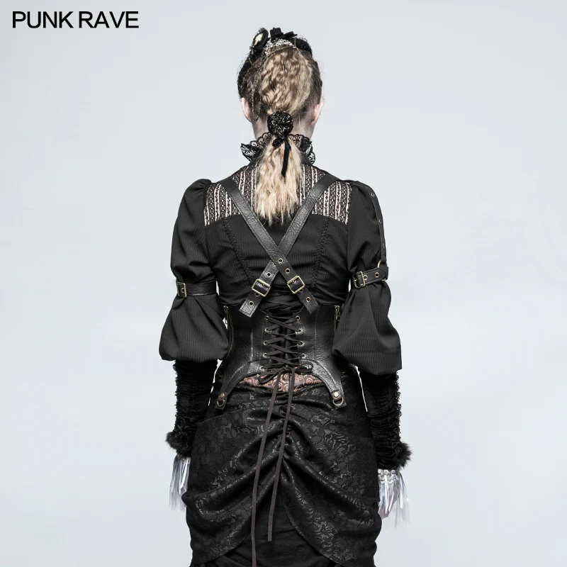 Vintage Punk Accessories Western Dragon Printing Girdle - Image 3