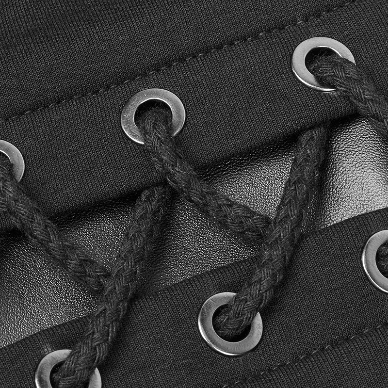 Witch Short Hooded Cardigan Punk Sweater Coat - Image 5