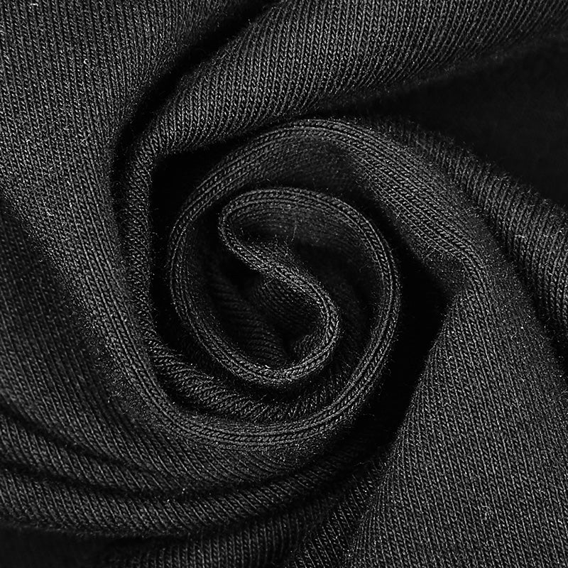 Women's Gothic Diablo Slit Dress With Hollow-Out Moon Pattern - Image 5